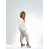 Bluza Oversize, biała z aplikacjami, firma MMK.
