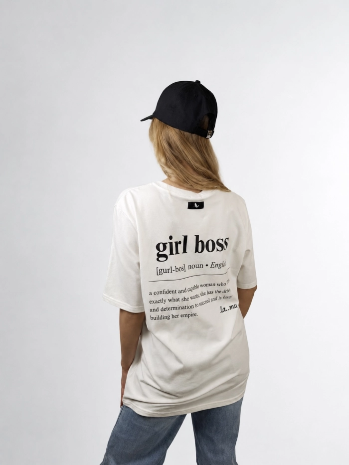T-SHIRT Girl Boss, La Mu, Rozmiar UNI